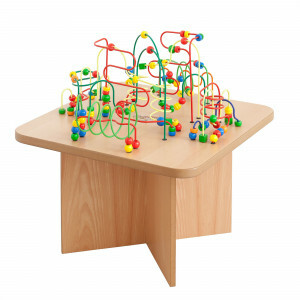 Wood Beads Square Corner Table - Joy Toy (01.09020)