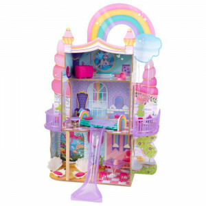 Rainbow Dreamers Unicorn Mermaid Dollhouse With Ez Kraft Assembly