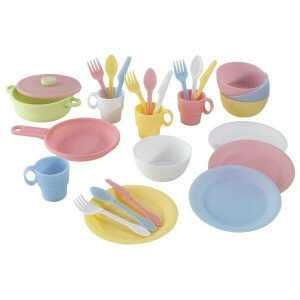 Pastel Cookware Play set (27 Pieces) - Kidkraft (63027)