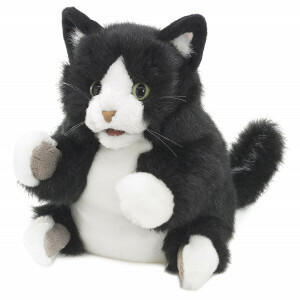 Tuxedo Kitten - Hand puppet