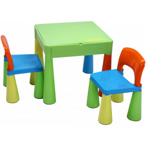 5 in 1 Multipurpose Activity Table & 2 Chairs – Multicoloured - Liberty House Toys (899UN)