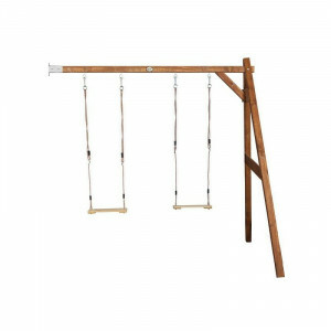 Wooden Double Wall Swing (brown) - AXI