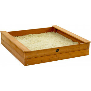 Wooden square sandbox - Plum (7092061)
